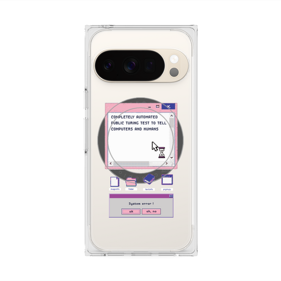 プレミアムスクエアケース with Pixelsnap［ System error! ］