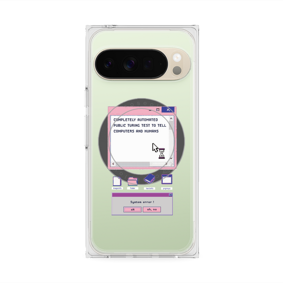 プレミアムスクエアケース with Pixelsnap［ System error! ］