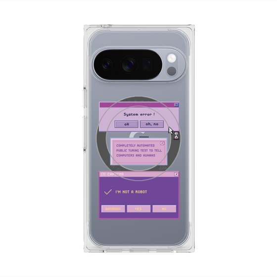 プレミアムスクエアケース with Pixelsnap［ I'm NOT A ROBBOT! ］
