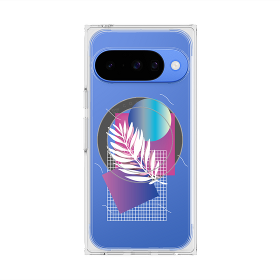 プレミアムスクエアケース with Pixelsnap［ Botanical ］
