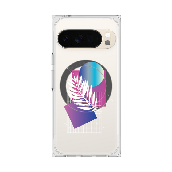 プレミアムスクエアケース with Pixelsnap［ Botanical ］