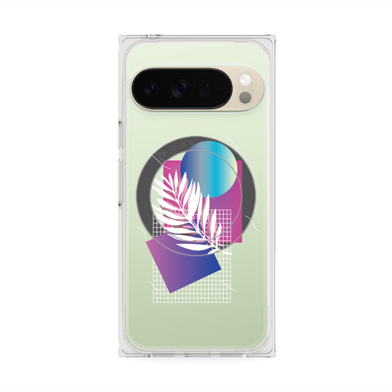 プレミアムスクエアケース with Pixelsnap［ Botanical ］