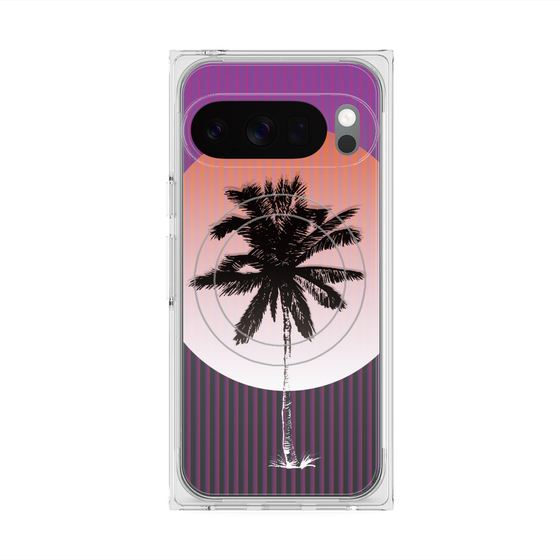 プレミアムスクエアケース with Pixelsnap［ Palm Tree ］