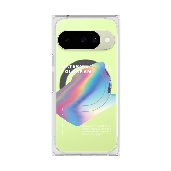 プレミアムスクエアケース with Pixelsnap［ Liquid Blue ］