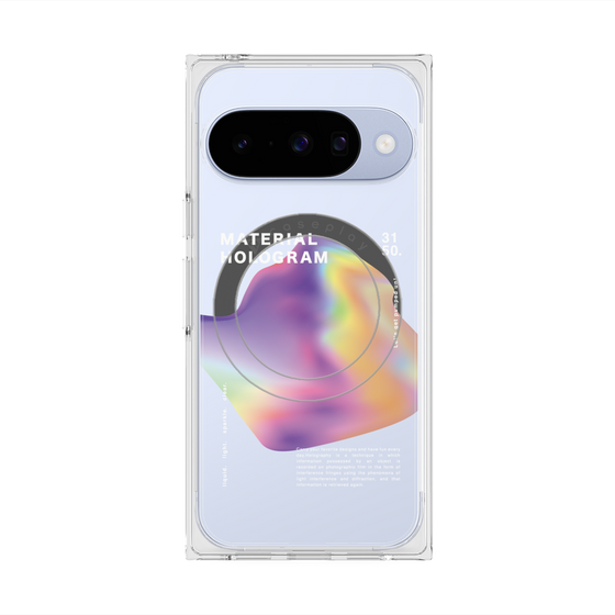 プレミアムスクエアケース with Pixelsnap［ Liquid Purple ］
