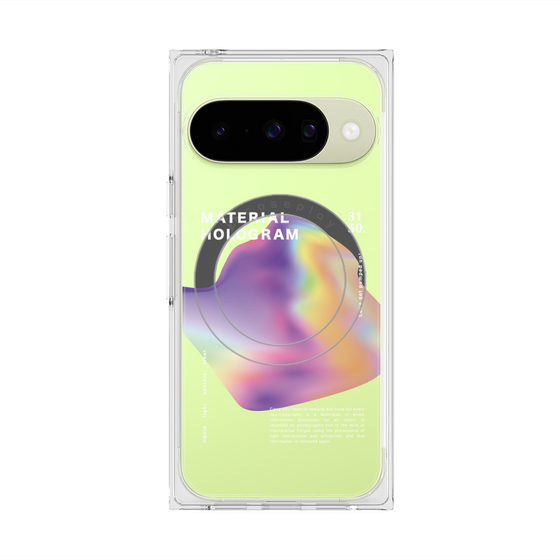 プレミアムスクエアケース with Pixelsnap［ Liquid Purple ］