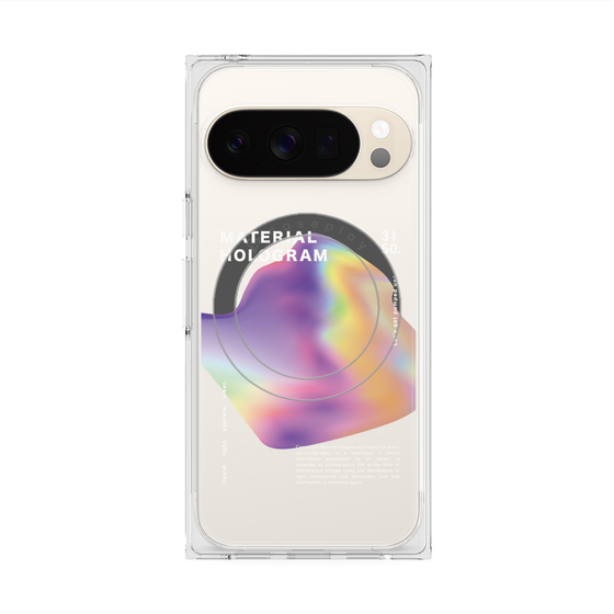 プレミアムスクエアケース with Pixelsnap［ Liquid Purple ］