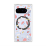 プレミアムスクエアケース with Pixelsnap［ Pink pieces ］