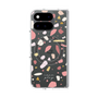 プレミアムスクエアケース with Pixelsnap［ Pink pieces ］
