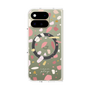 プレミアムスクエアケース with Pixelsnap［ Pink pieces ］