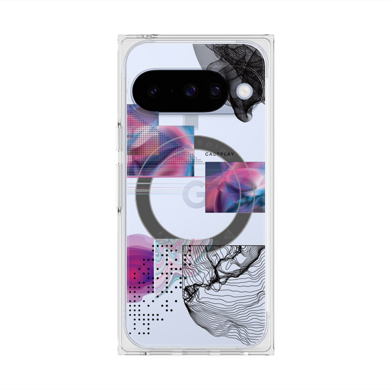プレミアムスクエアケース with Pixelsnap［ evil ］