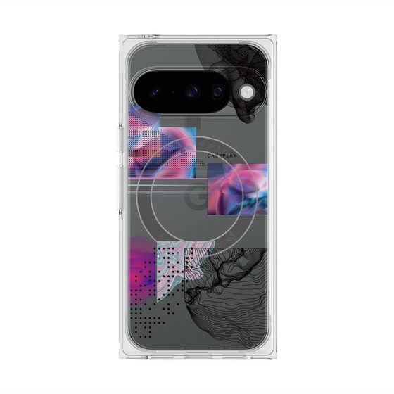プレミアムスクエアケース with Pixelsnap［ evil ］