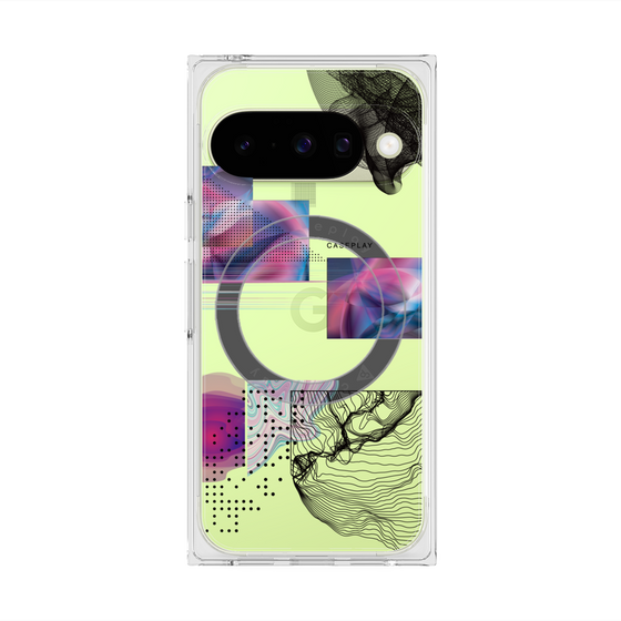 プレミアムスクエアケース with Pixelsnap［ evil ］