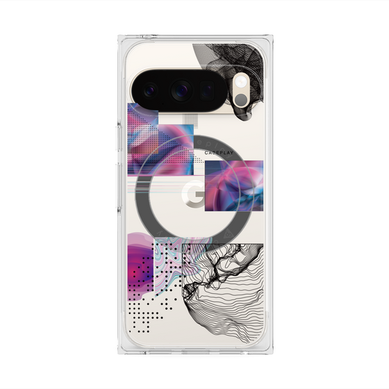 プレミアムスクエアケース with Pixelsnap［ evil ］