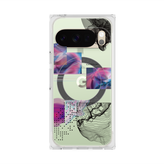 プレミアムスクエアケース with Pixelsnap［ evil ］