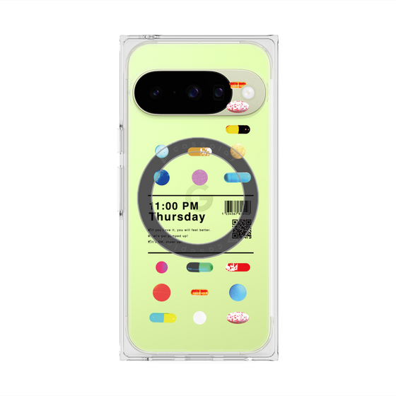 プレミアムスクエアケース with Pixelsnap［ 11:00 PM Thursday ］
