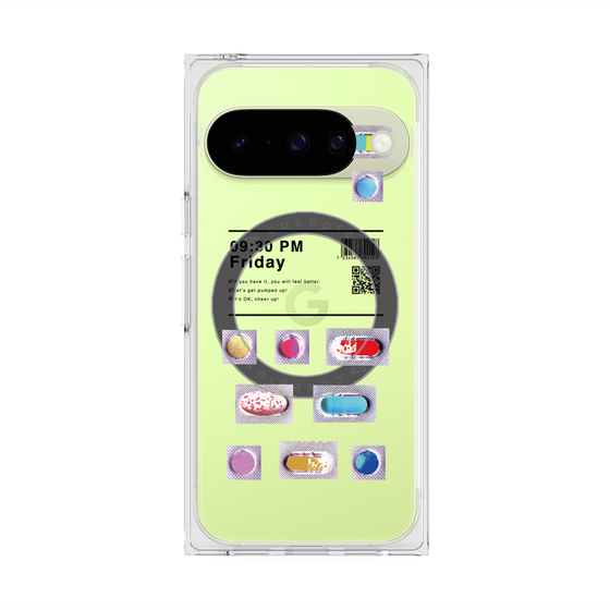 プレミアムスクエアケース with Pixelsnap［ 09:30 PM Friday ］