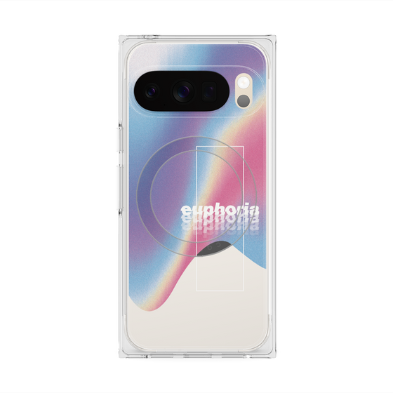 プレミアムスクエアケース with Pixelsnap［ euphoria holo ］