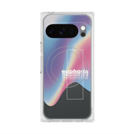 プレミアムスクエアケース with Pixelsnap［ euphoria holo ］
