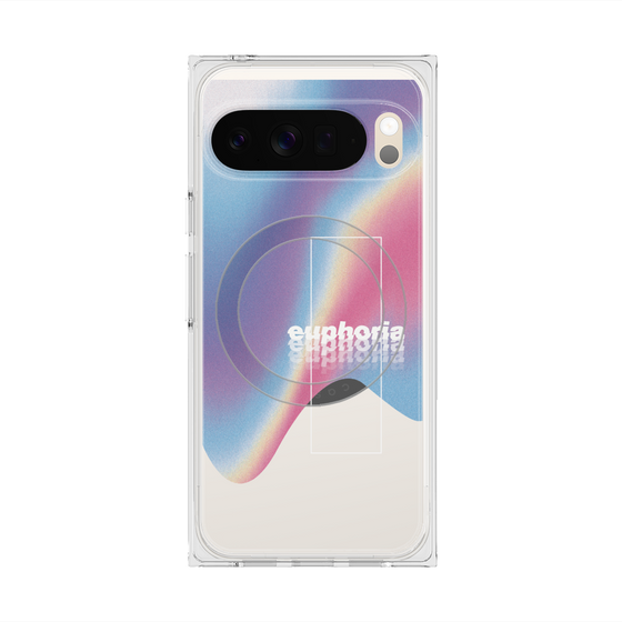 プレミアムスクエアケース with Pixelsnap［ euphoria holo ］