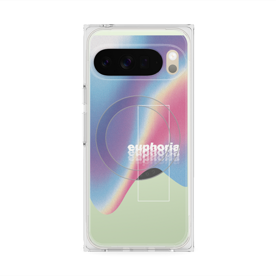 プレミアムスクエアケース with Pixelsnap［ euphoria holo ］