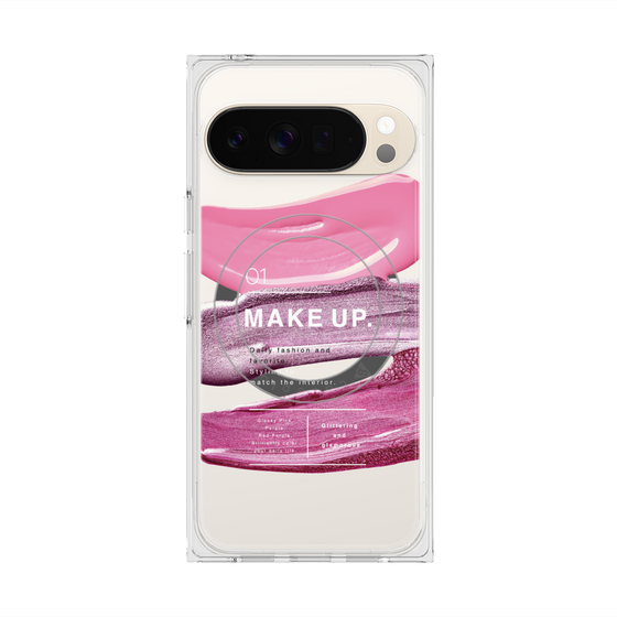プレミアムスクエアケース with Pixelsnap［ Glossy-B ］