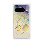 プレミアムスクエアケース with Pixelsnap［ Marble Nuance Painting Purple ］