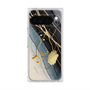 プレミアムスクエアケース with Pixelsnap［ Marble Nuance Painting Black ］