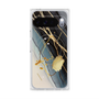プレミアムスクエアケース with Pixelsnap［ Marble Nuance Painting Black ］