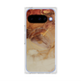 プレミアムスクエアケース with Pixelsnap［ Marble Brown ］
