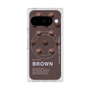 プレミアムスクエアケース with Pixelsnap［ BROWN-Chocolate ］