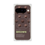 プレミアムスクエアケース with Pixelsnap［ BROWN-Chocolate ］