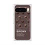 プレミアムスクエアケース with Pixelsnap［ BROWN-Chocolate ］