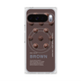 プレミアムスクエアケース with Pixelsnap［ BROWN-Chocolate ］