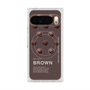 プレミアムスクエアケース with Pixelsnap［ BROWN-Chocolate ］