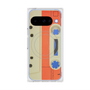 プレミアムスクエアケース with Pixelsnap［ RETORO CASSETTE TAPE - Opacity White ］