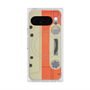 プレミアムスクエアケース with Pixelsnap［ RETORO CASSETTE TAPE - Opacity White ］