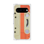 プレミアムスクエアケース with Pixelsnap［ RETORO CASSETTE TAPE - Opacity White ］