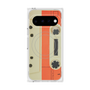 プレミアムスクエアケース with Pixelsnap［ RETORO CASSETTE TAPE - Opacity White ］