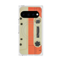 プレミアムスクエアケース with Pixelsnap［ RETORO CASSETTE TAPE - Opacity White ］