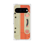 プレミアムスクエアケース with Pixelsnap［ RETORO CASSETTE TAPE - Opacity White ］