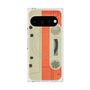プレミアムスクエアケース with Pixelsnap［ RETORO CASSETTE TAPE - Opacity White ］