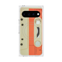プレミアムスクエアケース with Pixelsnap［ RETORO CASSETTE TAPE - Opacity White ］