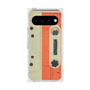 プレミアムスクエアケース with Pixelsnap［ RETORO CASSETTE TAPE - Opacity White ］