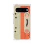 プレミアムスクエアケース with Pixelsnap［ RETORO CASSETTE TAPE - Opacity White ］