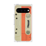 プレミアムスクエアケース with Pixelsnap［ RETORO CASSETTE TAPE - Opacity White ］