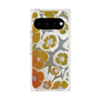 プレミアムスクエアケース with Pixelsnap［ y2k(Year2000) - Flower - Yellow Gray ］