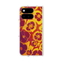 プレミアムスクエアケース with Pixelsnap［ y2k(Year2000) - Flower - Orange purple ］