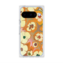 プレミアムスクエアケース with Pixelsnap［ y2k(Year2000) - Flower - Orange Pink ］