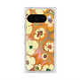 プレミアムスクエアケース with Pixelsnap［ y2k(Year2000) - Flower - Orange Pink ］
